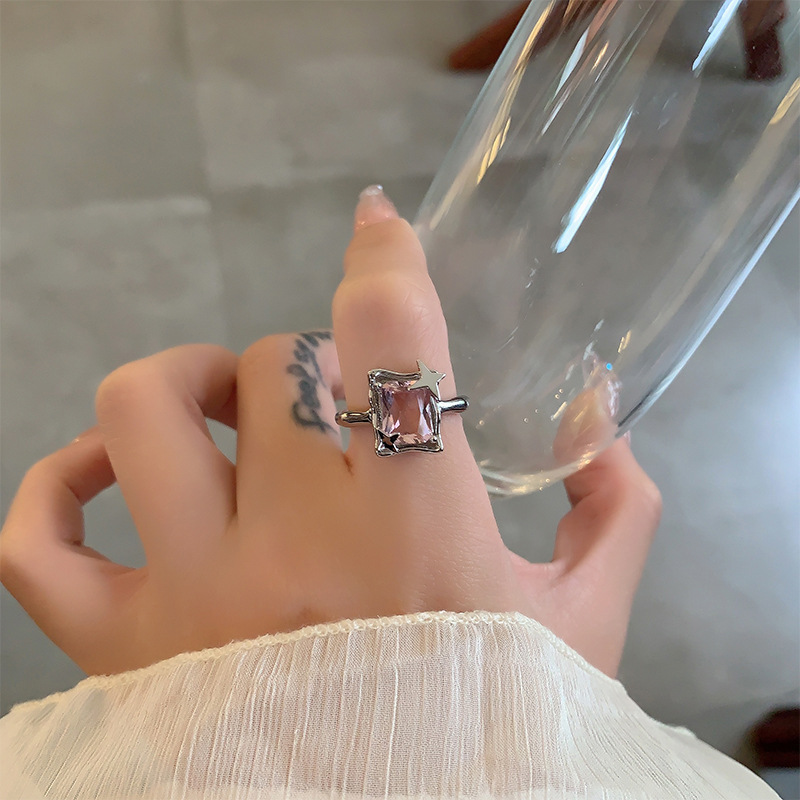 Bow Knot Love Ring, Light Luxury And Niche Design, High-End Sense, Fashionable And Personalized Opening Ring, Index Finger Ring Wholesale