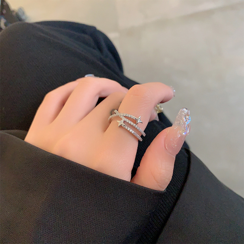Bow Knot Love Ring, Light Luxury And Niche Design,...